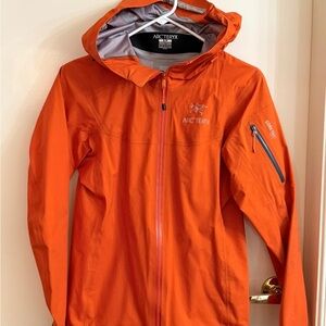 Arc'teryx Orange Hooded Jacket, almost new